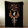 V-VegvisirS-ES V-VikingS-ES Fashion Blanket Throw Super Cosy Plush Living Room Sofa Couch Childish Birthday Gifts