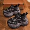 Women’s Chunky Platform Sneakers 9cm Hidden Wedge Heel Lightweight Casual Dad Shoes 2025 Fall Fashion Comfortable Trainers