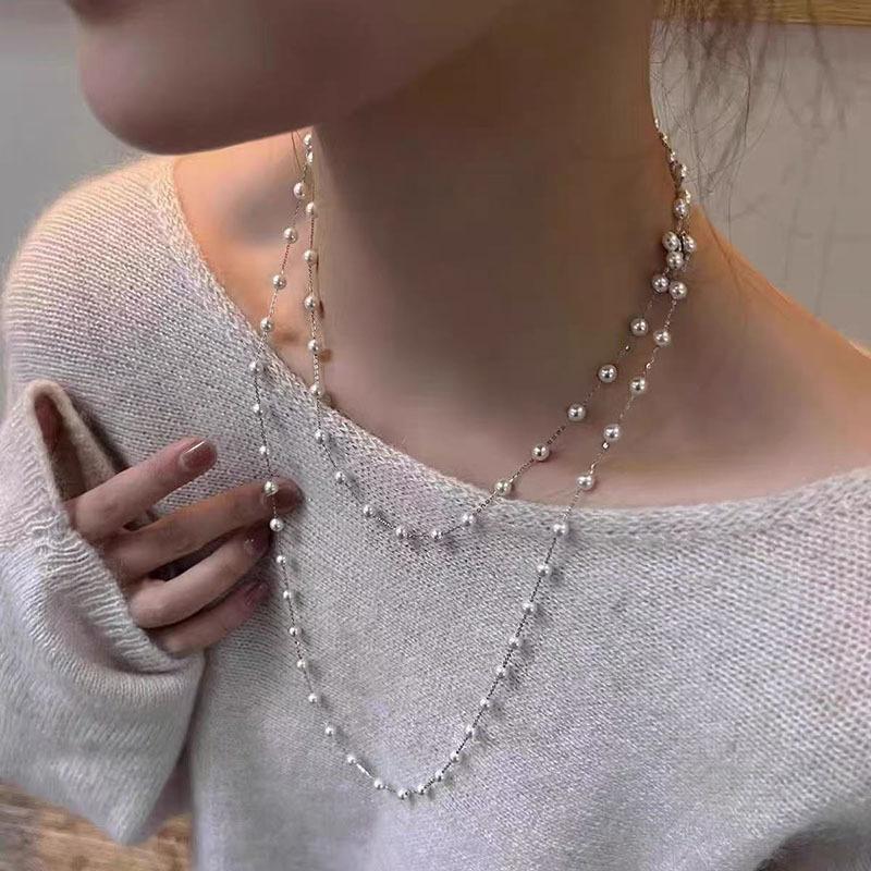 Ozean Patrick Star Lange Halskette Damen Nische Vintage Vielseitige Pulloverkette Hals