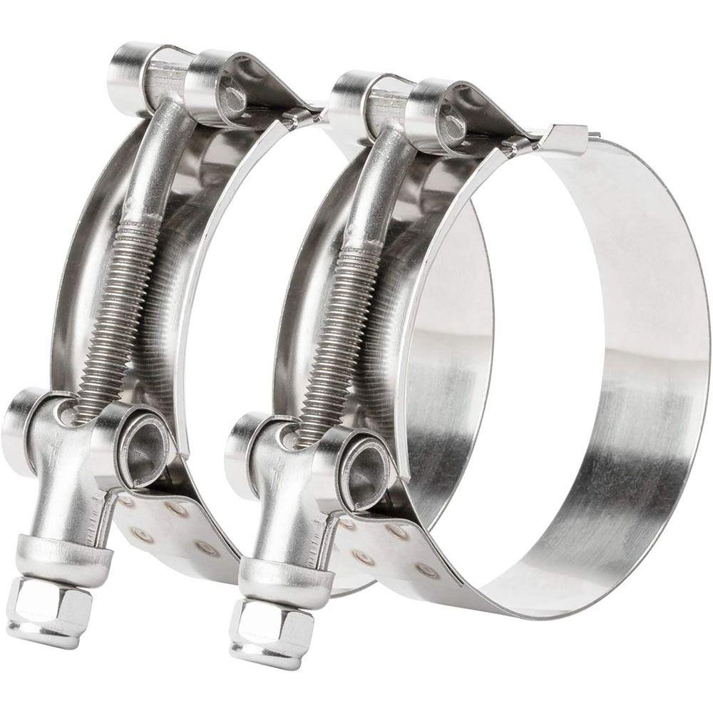 

Powerful Hose Clamps T Bolt Exhaust Air Sealing New Tube Clamps 40-43mm