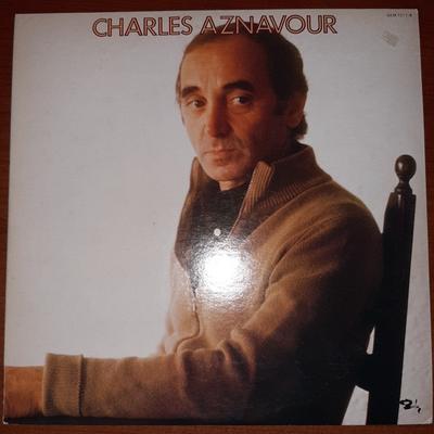 LP Plaat CHARLES AZNAVOUR Superdisc Charles Aznavour 77 GEM1217 BARCLAY 1976 Japan Pop Gebruikt