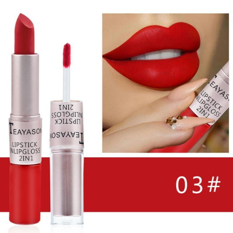 

12 цветных помад для губ, водостойкая, долговечная, матовая, бархатная, блеск для губ, макияж