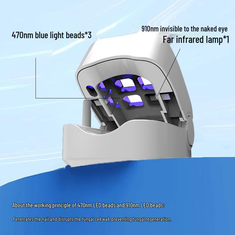 Portable Mini Nail Phototherapy Lamp for Onychomycosis Treatment