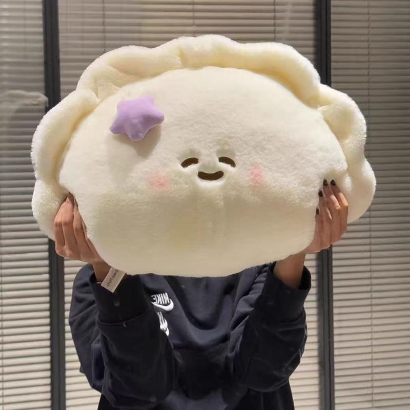 Cute Dumpling Pillow, Bedside Pillow, Nap Cushion, Creative Dumpling Pillow for Birthday and Valentines Day Gifts