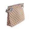 Used GUCCI GG Canvas Shoulder Bag 120841 Canvas Leather Beige Brown Used Women