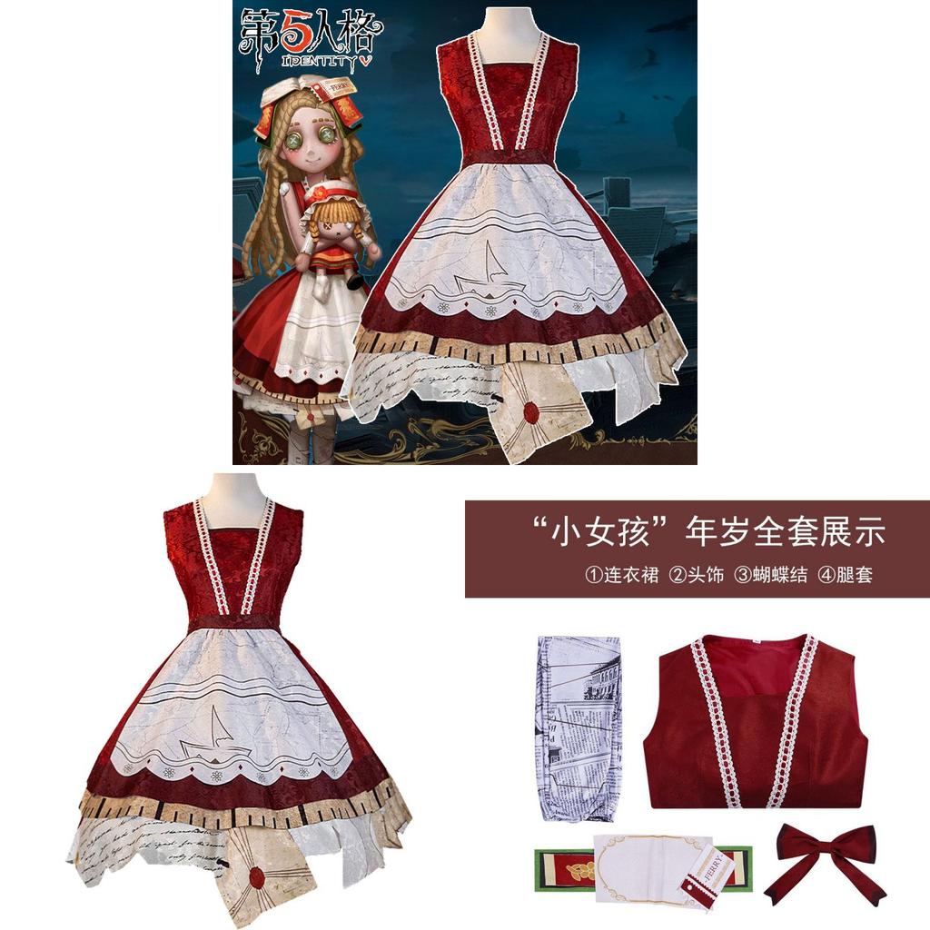 Identity V Survivors Dress With Lycra And Cotton For Cosplay Costume Events