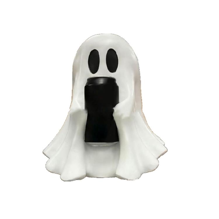 Haunting Specter Drink Stand For Halloween Parties Plastic Safe Interchangeable Can Display Easy Maintenance Design M