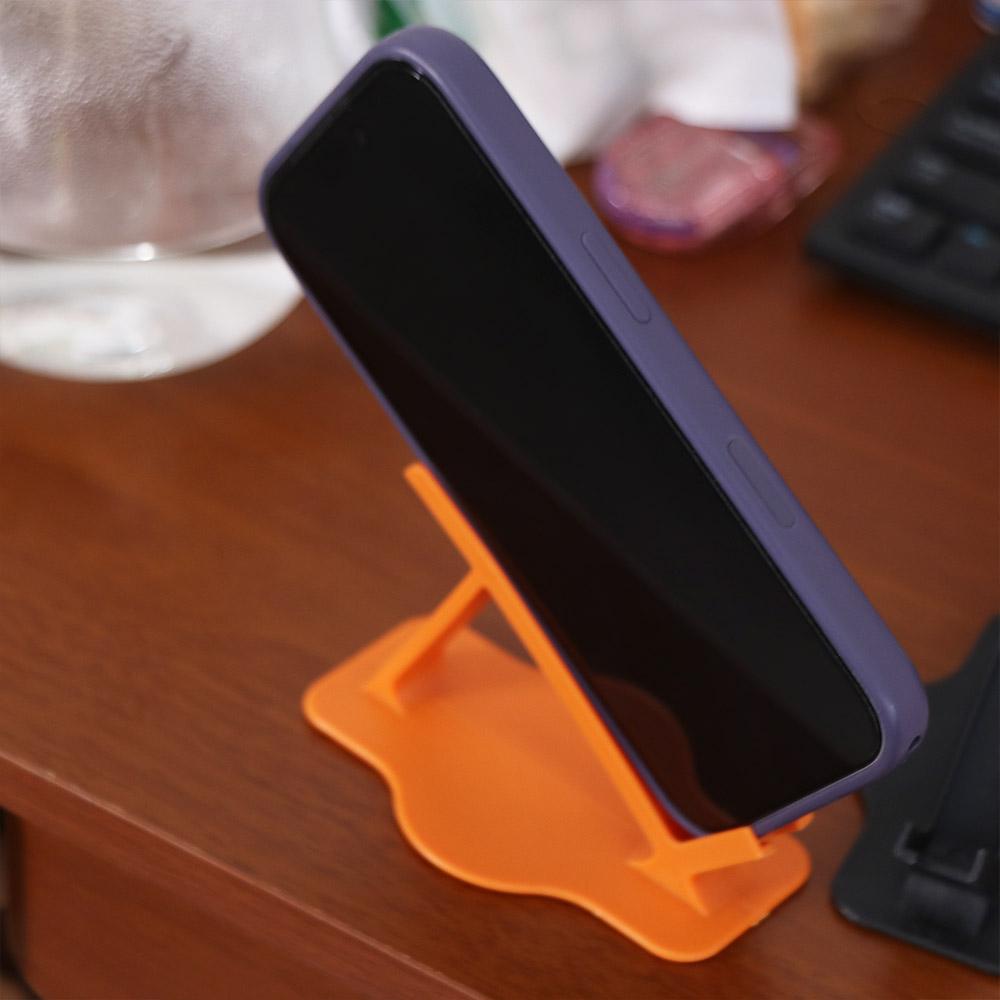 Curved Non-Slip Mobile Phone Holder Stable Lazy Phone Stand Bedside Phone Stand  Side Lying