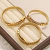Exquisite Mesh Strap Polished Buckle Adjustable Strap K Jewelry Bracelet