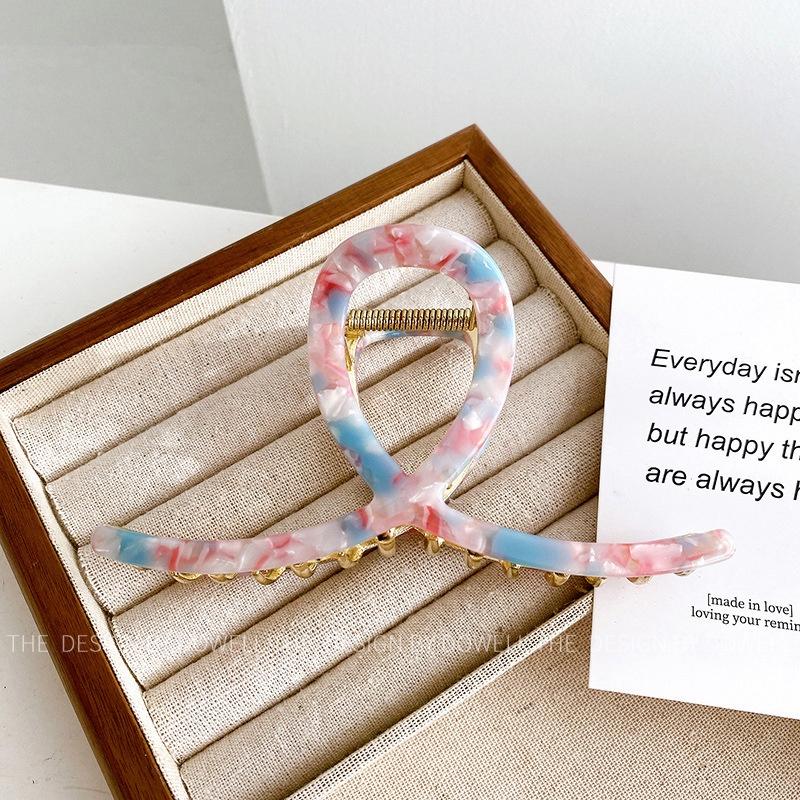 Simple And Elegant Hair Clip Large Alloy Claw Clip For Stylish Updos