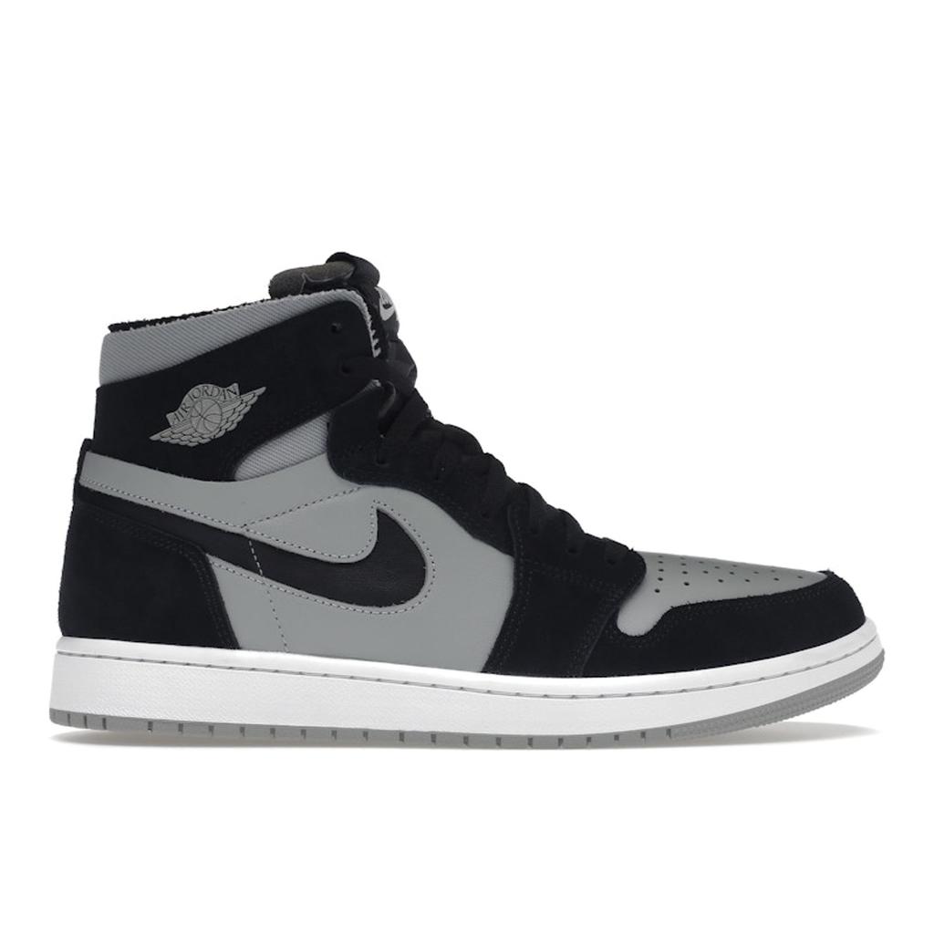 Air Jordan 1 Zoom CMFT Black Light Smoke Grey Men Sneakers White CT0978-001