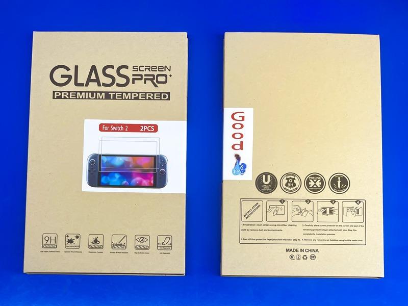 2er-Pack Displayschutzfolie aus gehärtetem Glas – HD Kratzfeste Folie für Nintendo Switch Lite / Switch 2 / Switch OLED