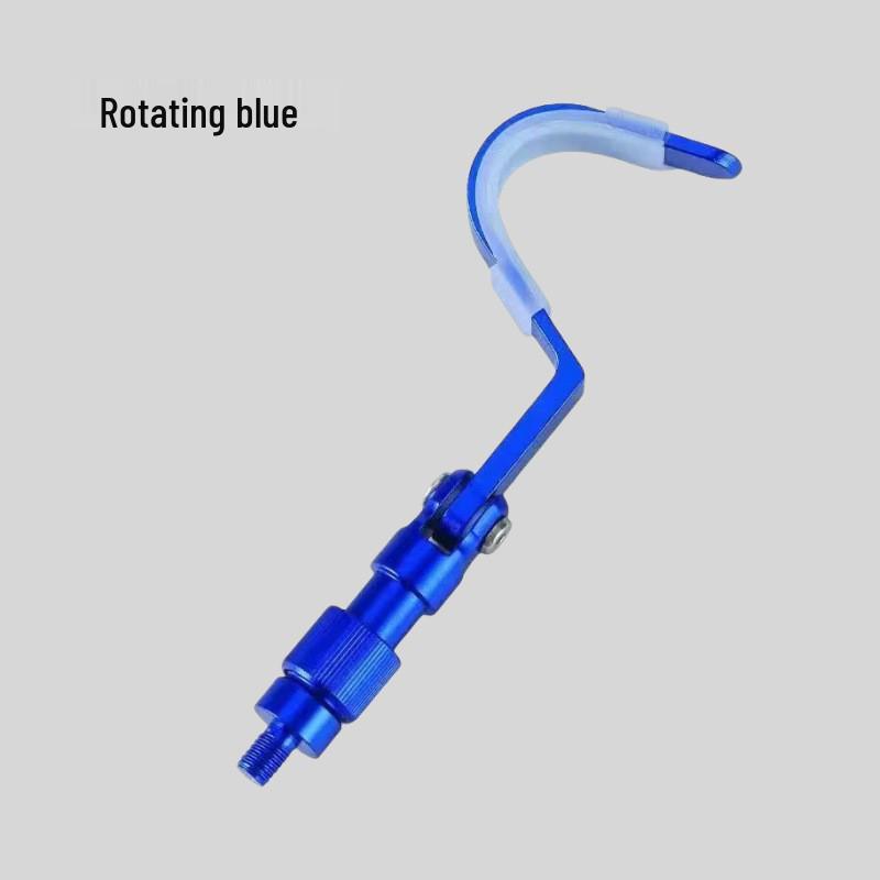 Aluminum Alloy S-shaped Quick Release Fishing Rod Holder Antenna Mount Accessory