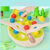 Wooden Childrens Clip Colorful Beads And Shape Matching Board Toy For Focus And Parentchild Interaction
