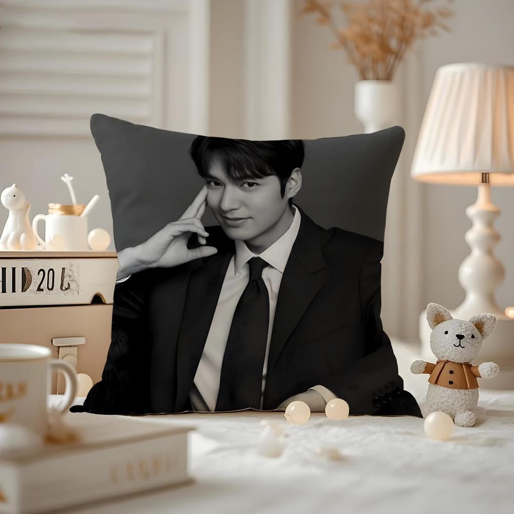 Lee Minho Actor Cushion Cover Pattern Printed Pillowcase For Living Room Sofa Cushion Cover & Bedroom Decor