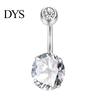 Belly Ring Navel Cute Comfortable Smooth Surface Barbells Body Jewelry Piercing for Banquet Rings