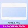 Screen Protector for Tesla Model 3/Y/3+ Highland 2024 Silicone Frame Central Control Display Screen Protective Film Accessories