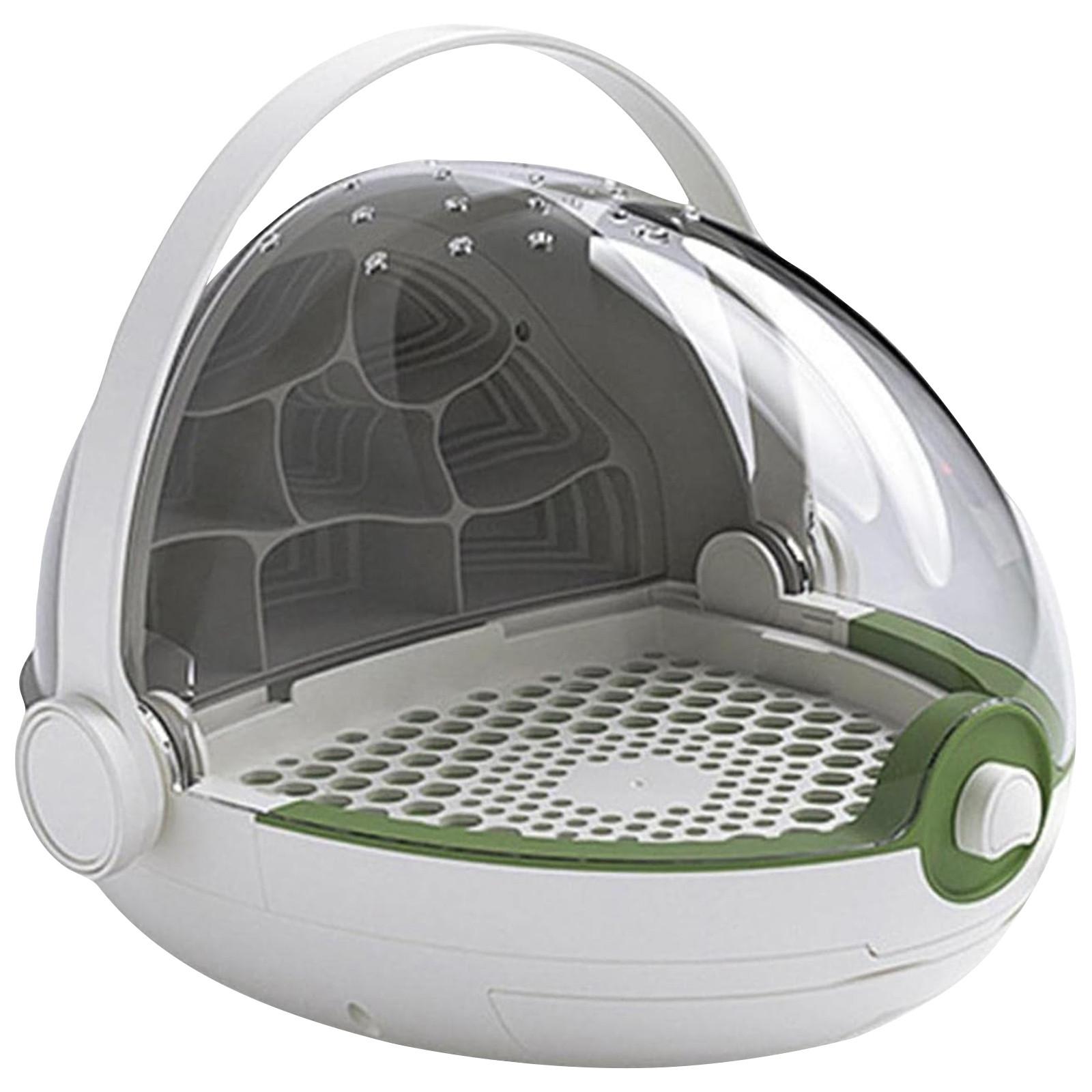 

Портативный контейнер для транспортировки шелкопрядов Детские уличные игрушки Коробка для кормления рептилий Прозрачная клетка-среда обитания для животных для домашних лягушек, скорпионов One Size