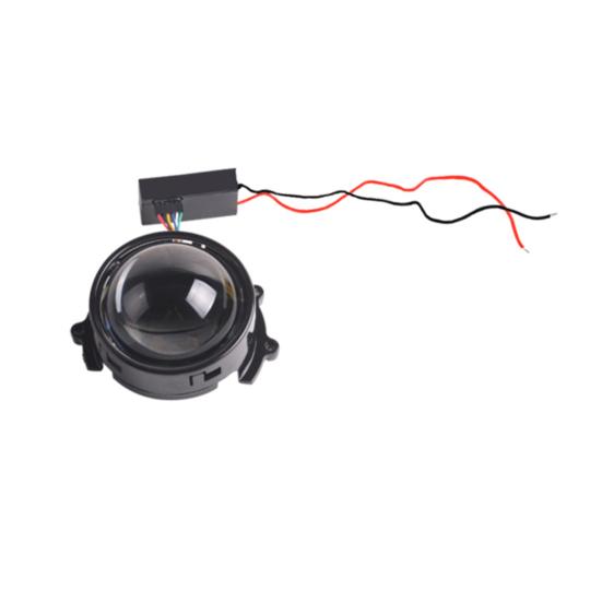 1/2 Stück universelle, modifizierte LED-Autoscheinwerfer, einfache Installation, 12 V Eingangsspannung, dynamische Multi-Modi, Devil Eye