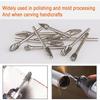 10pcs/set Tungsten Carbide Rotary Burr Set Carving Burr Bits with 3mm Shank 6mm Bit for Wood & Stone Carving, Steel Metal Working