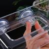 Aquarium Feeder With Strong Suction Cups Fish Tank Feeder Aquarium Feed Ring Fish Tank Station Floating Food Tray Feeder