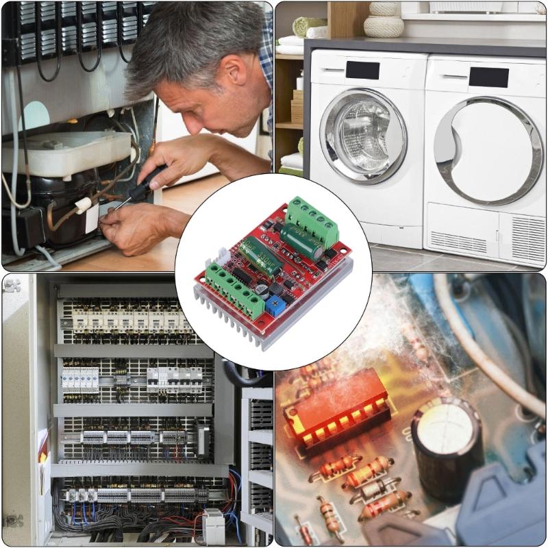 Portable Motor Driver Powerful Ranges Voltages 400W Three Phase with Integrated Hall Scences Electrical 6-60V, 0-5V