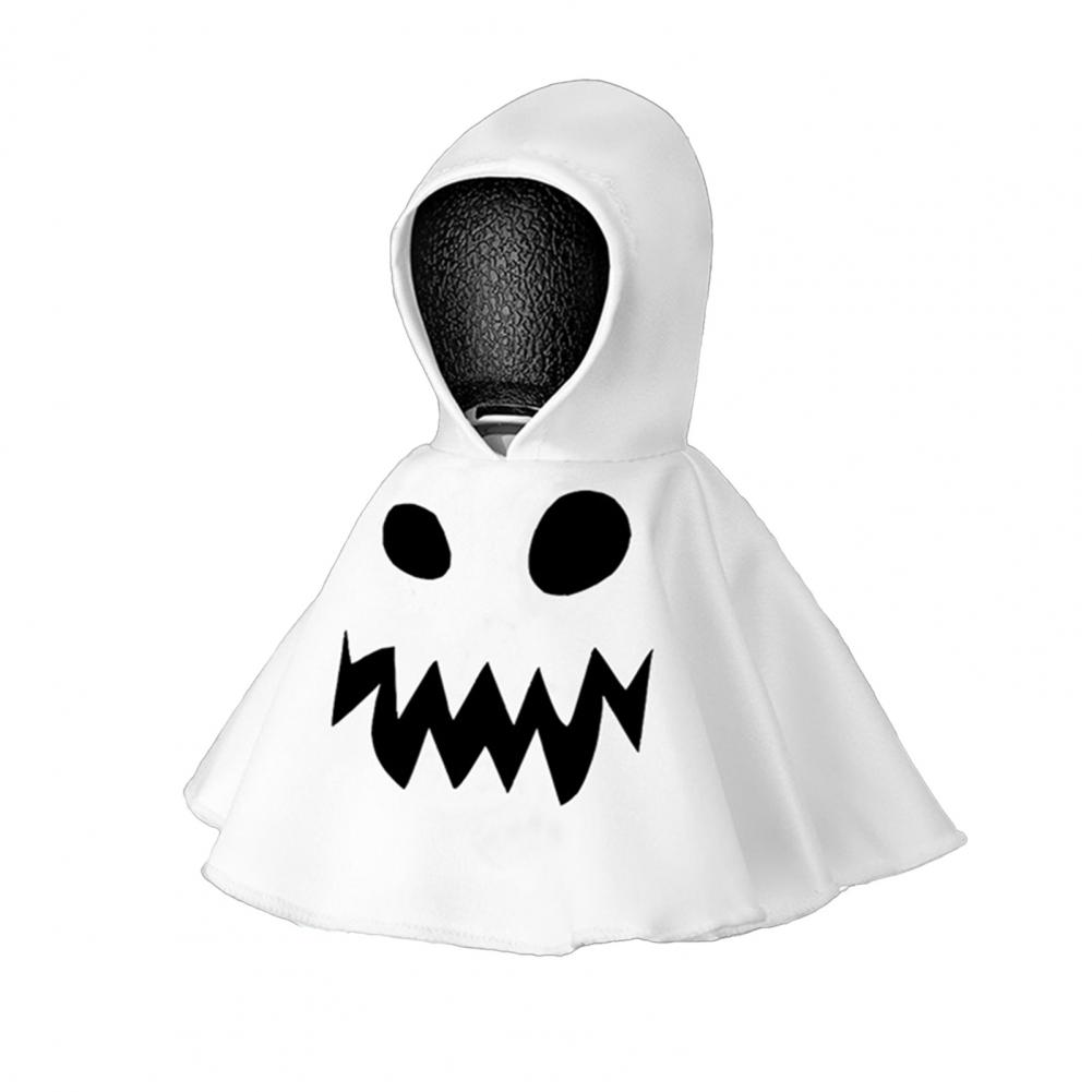 1/6 Stück Halloween-Geister-Hoodie-Gänse-Outfits, Auto-Schalthebelabdeckung-Dekoration, Veranda-Garten-Gänsestatue-Kleidung