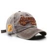 Washed and Embroidered Duck Tongue Hat for Men Outdoor Fashion Personality Street Women Sunshade Baseball Hat