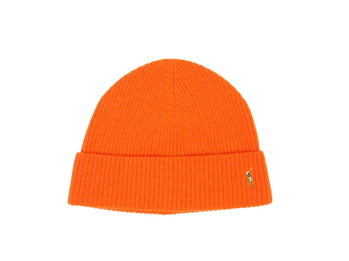 

(Поло Ральф Лорен) Мужская и женская вязаная шапка из шерсти и нейлона с вышивкой пони 01080068-ОРАНЖЕВЫЙ [Б/у]