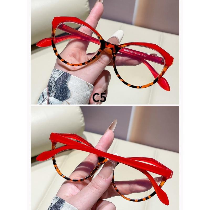 Dámské brýle: trendy nadrozměrné kočičí brýle v barevných blocích