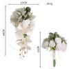 Bridal Bouquet Romantic Artificial Flowers for Valentine’s Day Party Wedding R