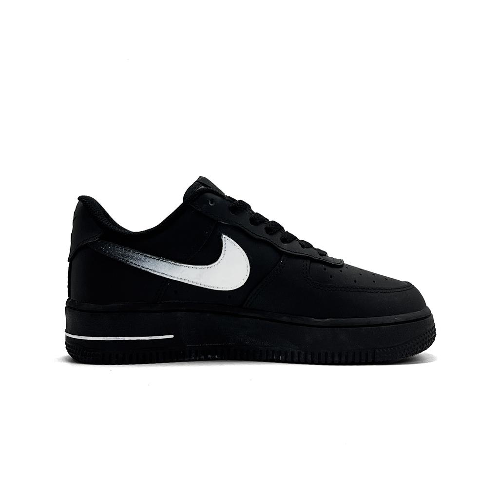 Nike Air Force 1 Black And White Brilliance Abrasion Resistant Low top Skateboard Shoes Unisex CW2288-001(Team1615-)