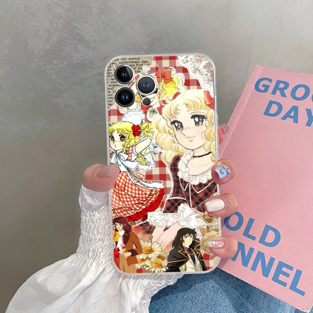 

Classic Anime C-Candy C-Candy Transparent Phone Case For IPhone 16 15 14 13 12 11 Pro Max Plus Soft Cover iPhone 17 Air