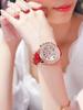 New Watch Female Ins Style Minimalist Elegant Student Large Dial Trendy Fashion Female Waterproof Belt Quartz Watch