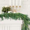 High-End Christmas Wreath with Pine Needles & Cypress Leaves - Wall, Staircase & Door Hanging Ornaments