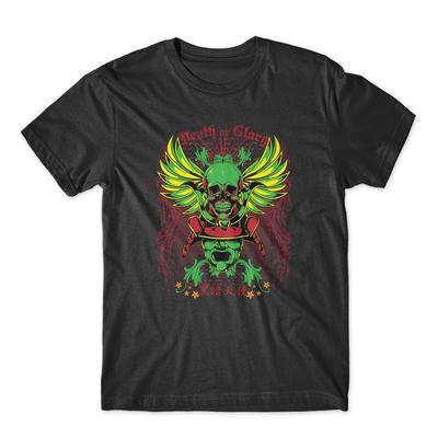 Tod oder Ruhm T-Shirt. Totenkopf T-Shirt 100% Baumwolle Premium T-Shirt Neu