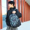 Middle School Schoolbag Geometric Printed Large Capacity Girls Boys Backpack