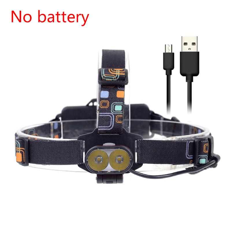 

Налобный фонарь Super 16000LM USB, 2 светодиода XM-L U2, перезаряжаемый 18650, налобный фонарь, фонарик с зарядным устройством A