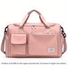 Borsa da Viaggio Unisex Grande Capacità Borsa Tote Sportiva da Palestra in Nylon per Donne Borsa Duffel Weekender per Pernottamento con Scomparto per Scarpe