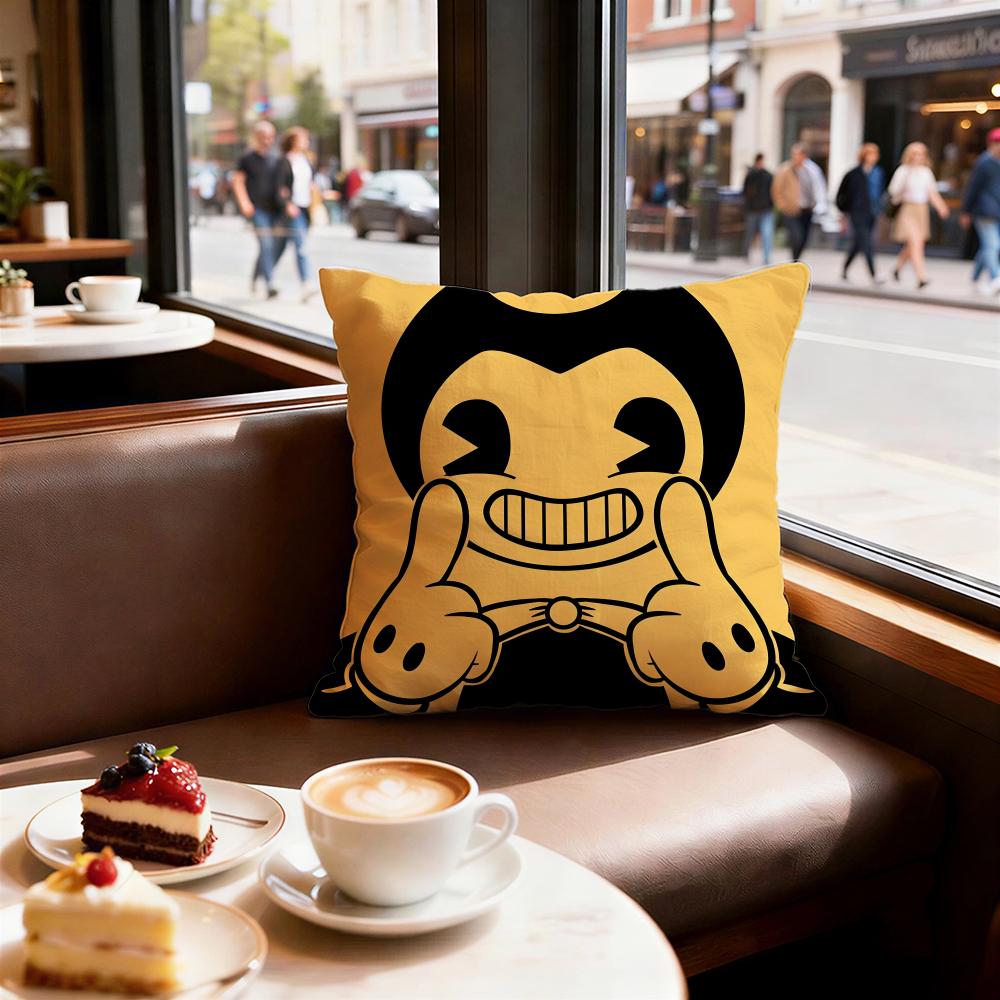Game Bendy and the Ink Machine Cushion Cover Decorative Cushions Covers Cover Sofa X Pillow Piece X X Pillowcase