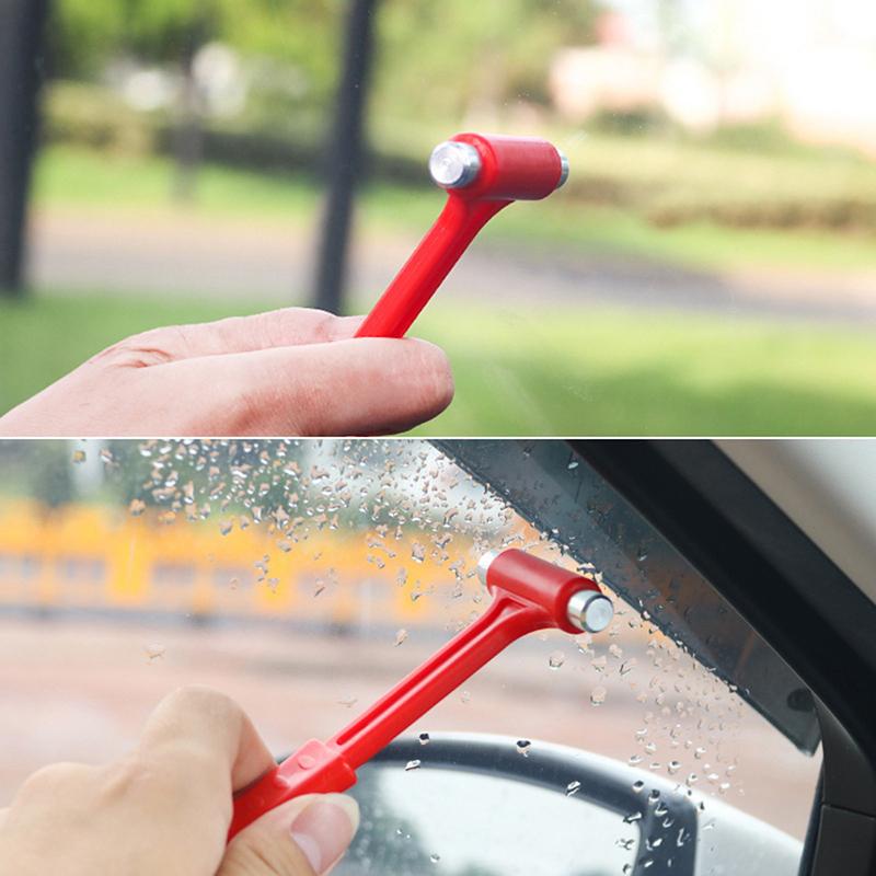 Ciocan 3 în 1 pentru geamuri sparte de mașină Instrument de siguranță de urgență pentru evadare Tăietor de centură de siguranță Spărgător de geamuri auto salvator