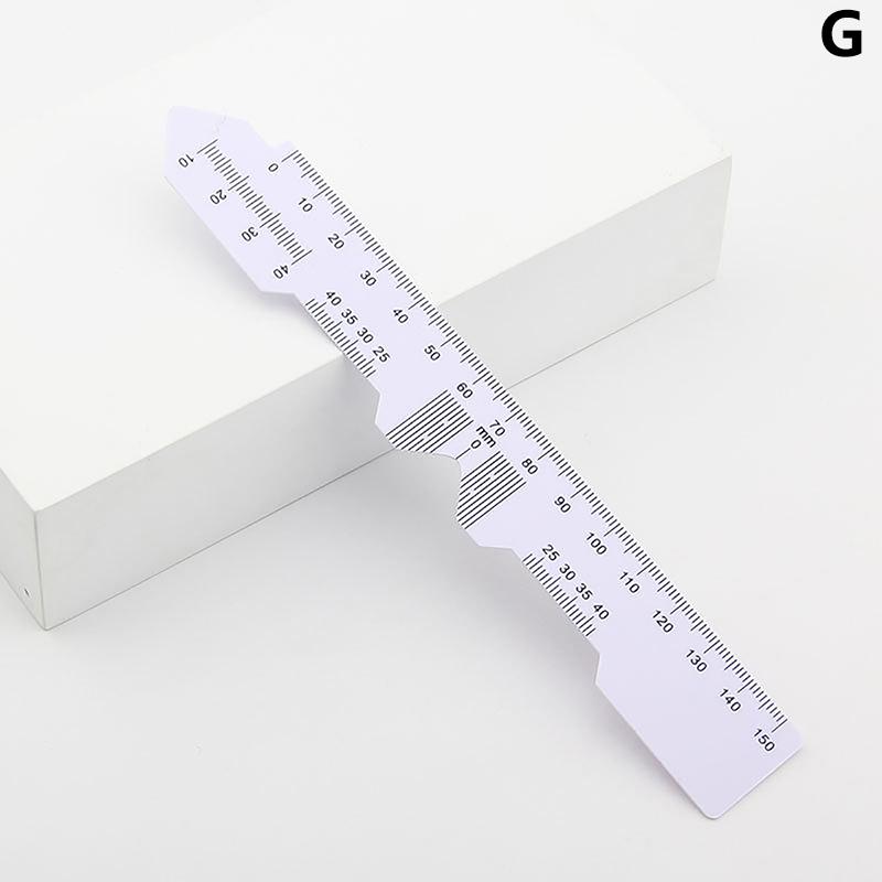 Pd Optometric Ruler Measure Pupil Distance Eye Ophthalmic Tool Eye Occluder For Vision Test Eye Care Soft Straight Ruler
