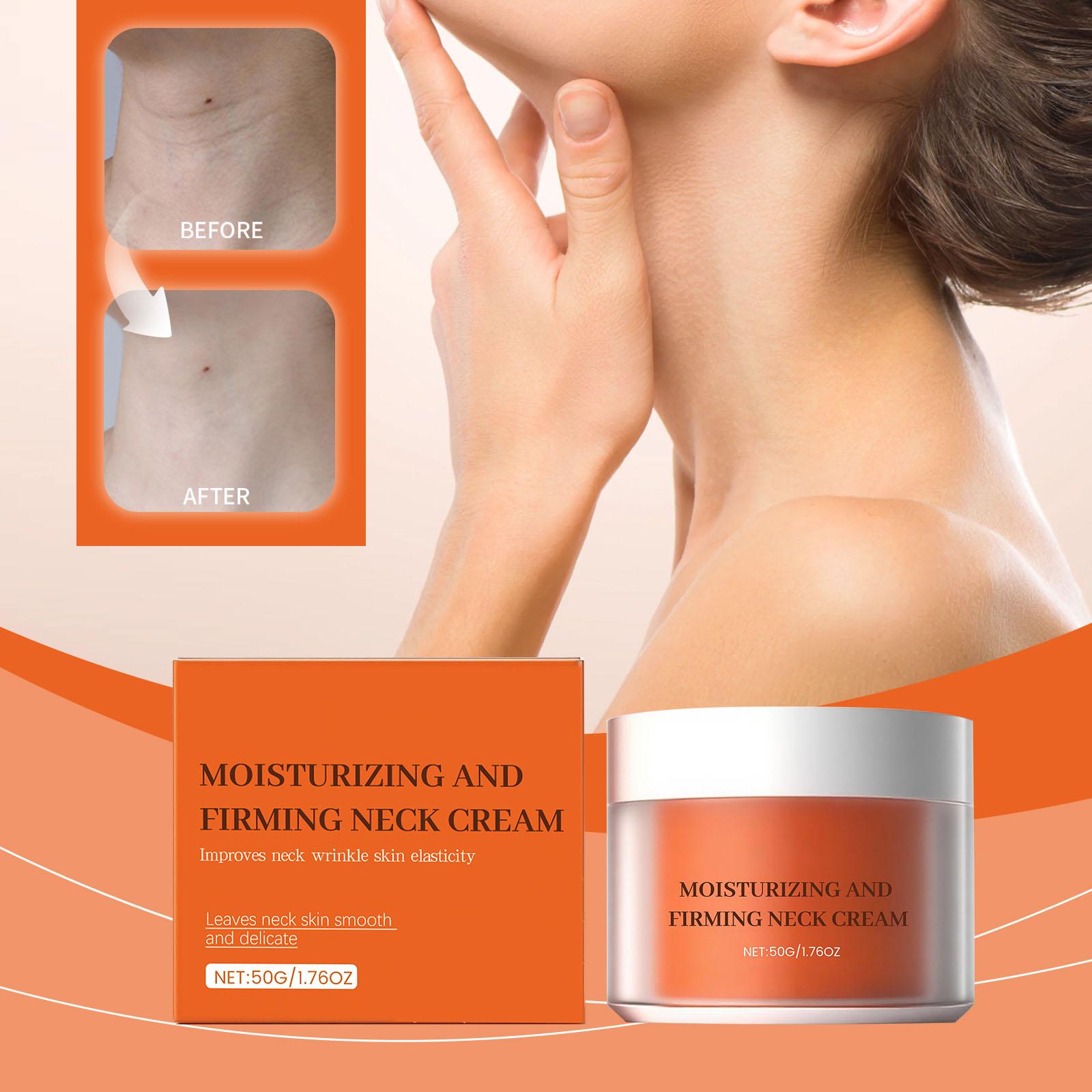 Firming And Moisturizing Neck Cream, Neck Wrinkle Moisturizing Cream, Skin Conditioning, Firming And -wrinkle Moisturizing Cream. One Size оранжевый