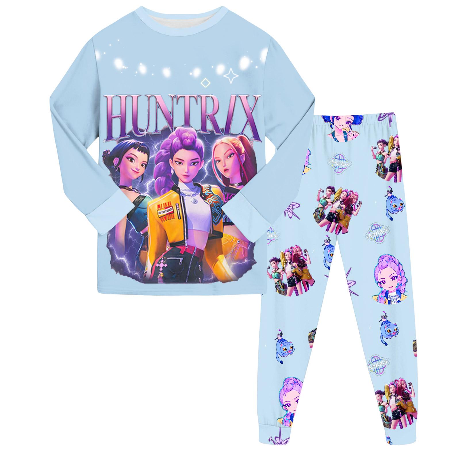 

Kids Fashion Set Long Sleeve Top and Pants Soft Comfortable Fit Casual Wear Suitable for Daily Use and Indoor Activities 150
