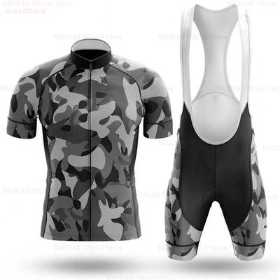 Camouflage Bike Uniform Pro Team Short Sleeve Maillot Ciclismo Man's Cycling Clothing Summer MTB Bike Riding Cycling Jersey