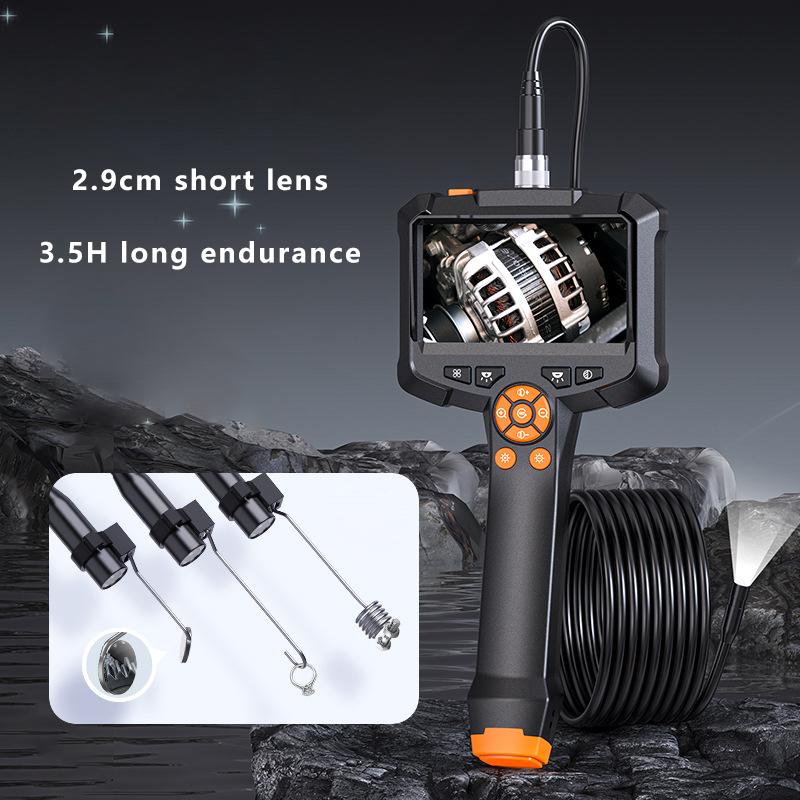 

G30-M 10m Hard Wire 8mm Lens 4.3-inch Screen 1080P Endoscope Car Inspection Camera Type A