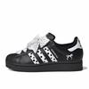 Originale SUPERSTAR Polka Dot Schwarze Schale Abriebfest Niedrige Skateboard-Schuhe Damen Schwarz Weiß EG4959(Team598-)