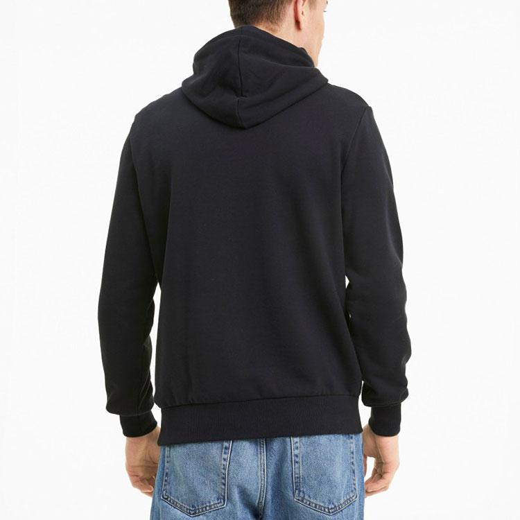 Puma Løs Casual Print Snøring Hettegenser Herre Topper Svart 599300-56