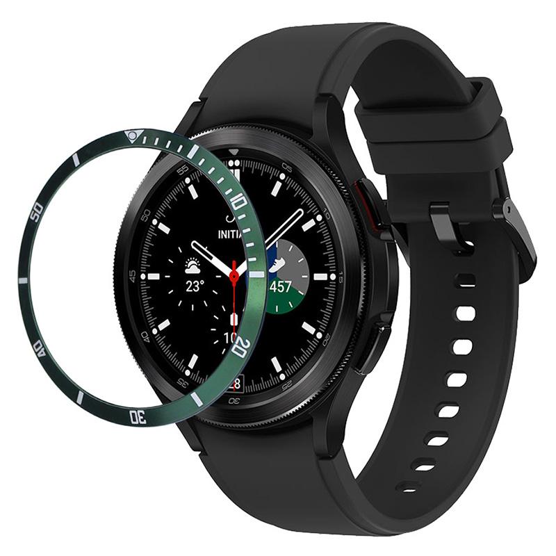For Samsung Galaxy Watch7/Watch6/Watch5/Watch4/40mm Watch Bezel Ring Zinc Alloy Dial Bezel Adhesive Frame Ring Cover