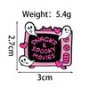 European & American Halloween Cartoon Monster Brooch Set – Creative Ghost Badge for Clothing & Hat Decoration